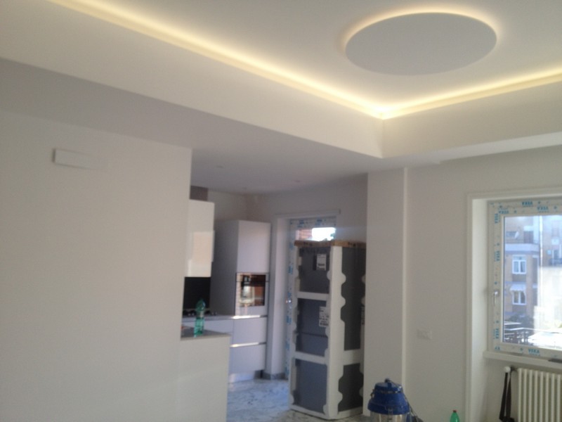 Controsoffitti - pareti in cartongesso e prefabbricate - rivestimenti continui di facciata